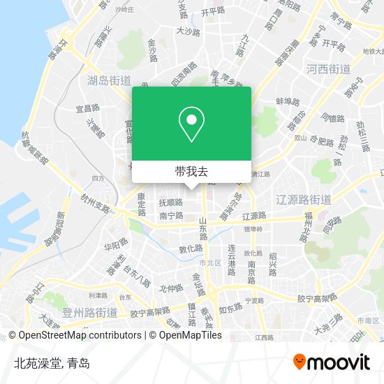 北苑澡堂地图