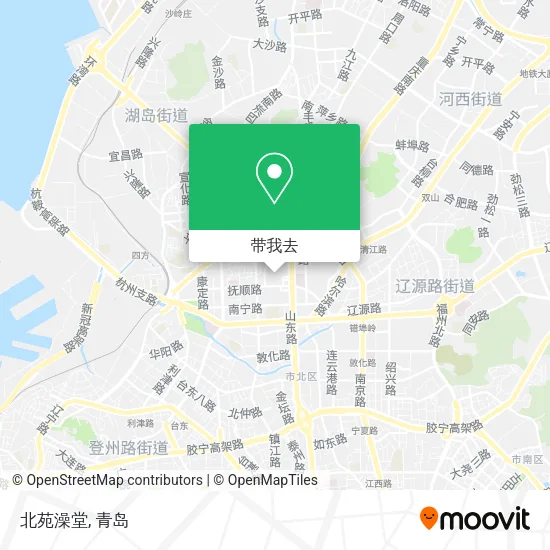 北苑澡堂地图