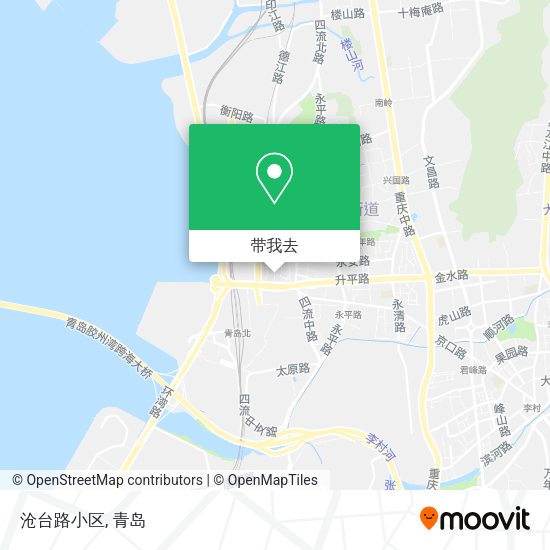 沧台路小区地图