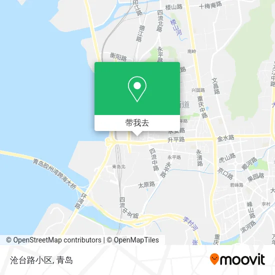 沧台路小区地图