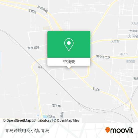 青岛跨境电商小镇地图