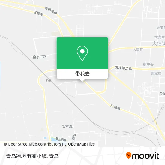 青岛跨境电商小镇地图