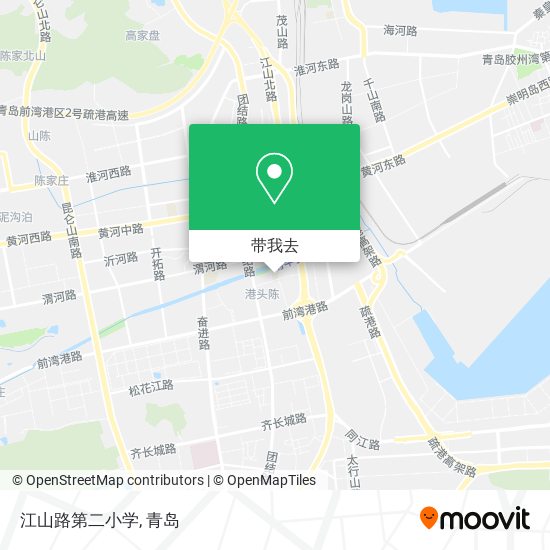 江山路第二小学地图