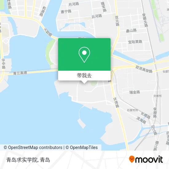 青岛求实学院地图