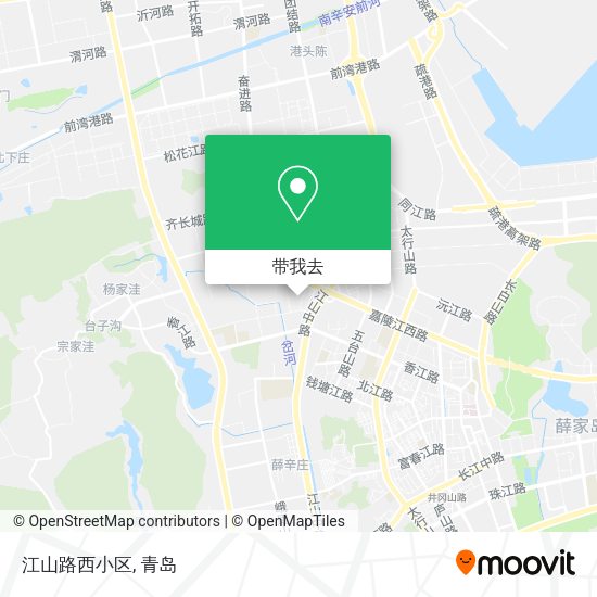 江山路西小区地图