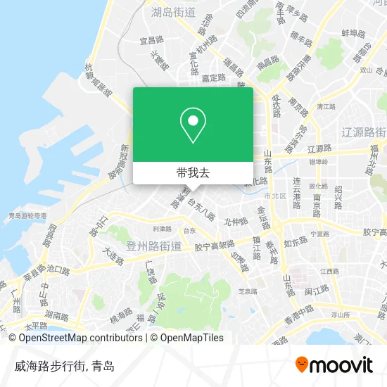 威海路步行街地图
