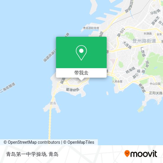 青岛第一中学操场地图