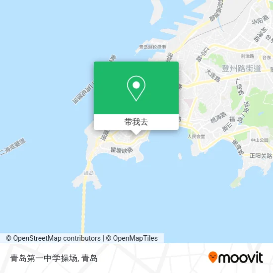 青岛第一中学操场地图