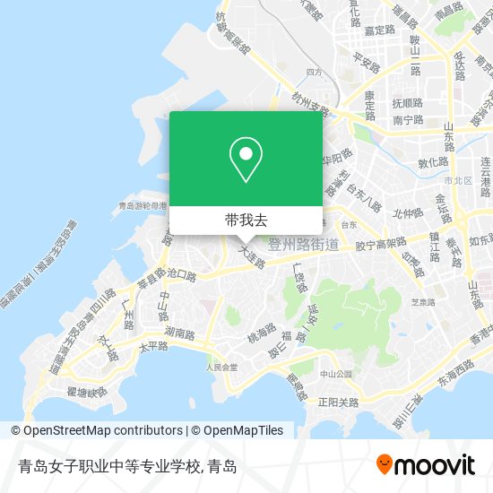 青岛女子职业中等专业学校地图