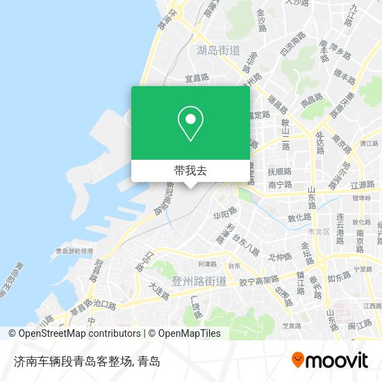 济南车辆段青岛客整场地图