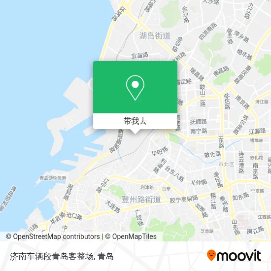 济南车辆段青岛客整场地图