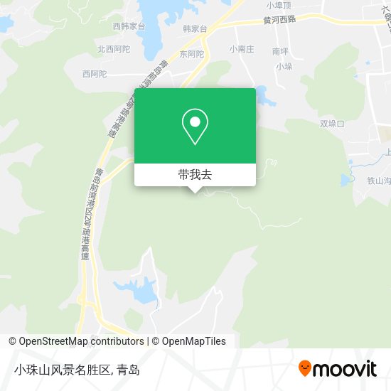 小珠山风景名胜区地图
