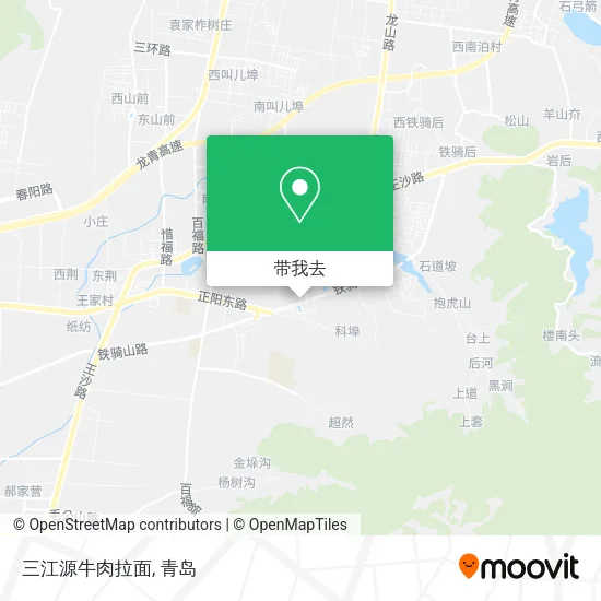 三江源牛肉拉面地图