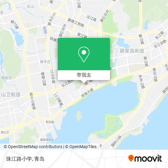 珠江路小学地图