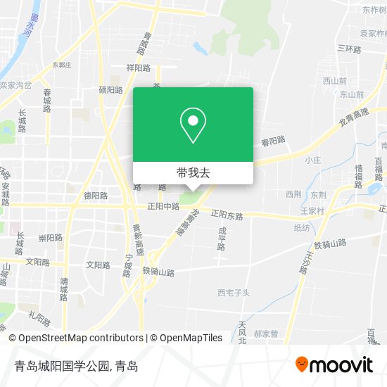 青岛城阳国学公园地图
