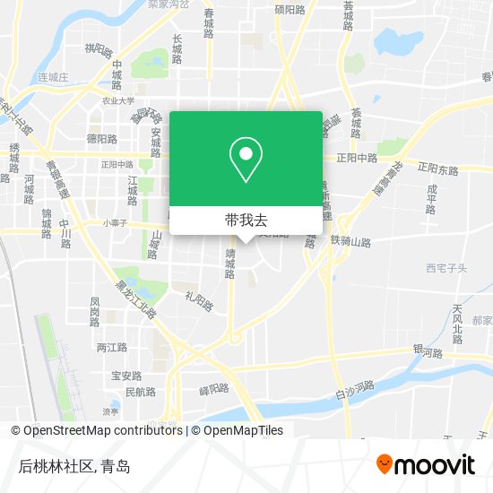 后桃林社区地图
