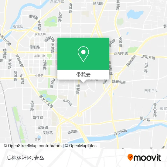 后桃林社区地图