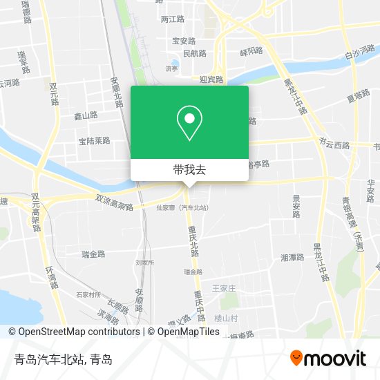 青岛汽车北站地图