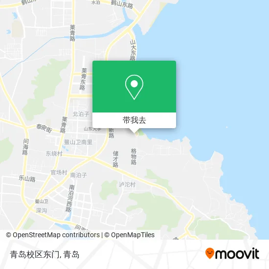 青岛校区东门地图