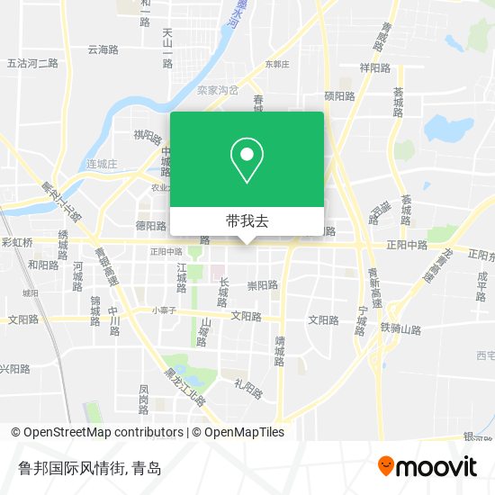 鲁邦国际风情街地图