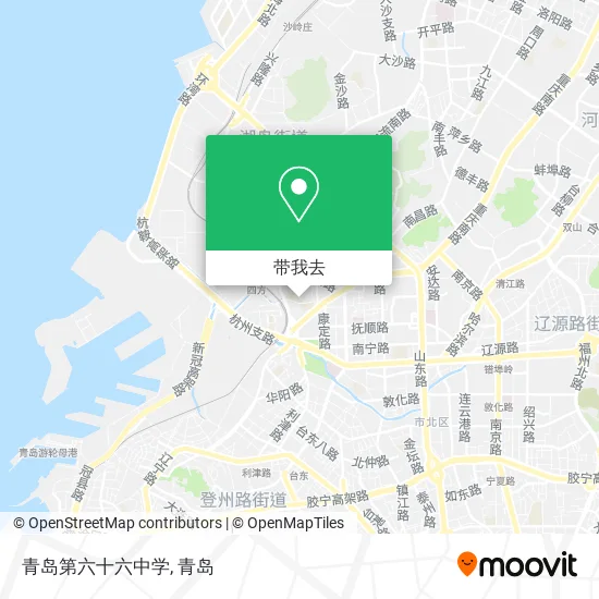 青岛第六十六中学地图