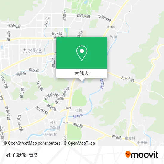 孔子塑像地图