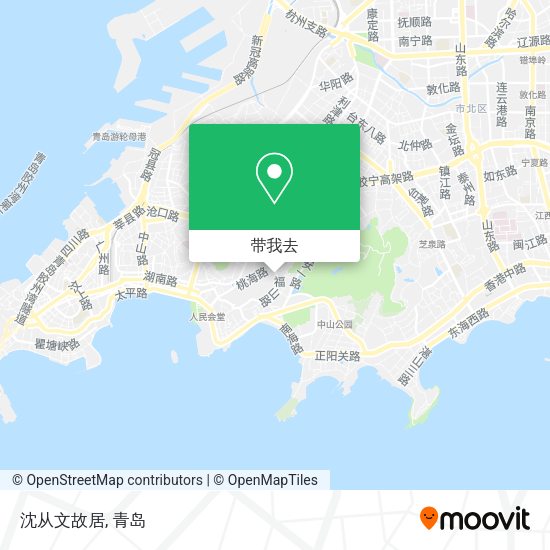 沈从文故居地图