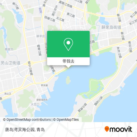 唐岛湾滨海公园地图