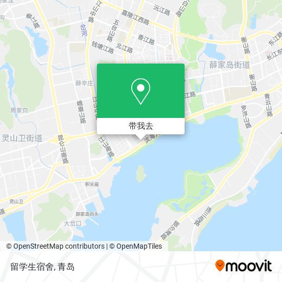 留学生宿舍地图