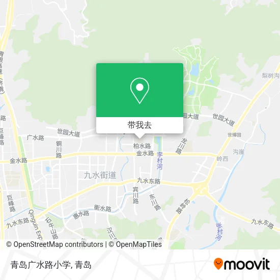 青岛广水路小学地图