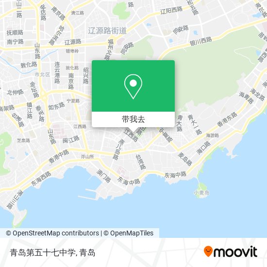 青岛第五十七中学地图