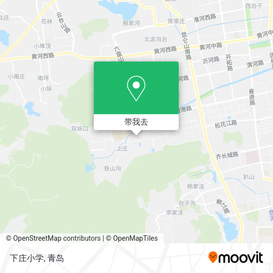 下庄小学地图