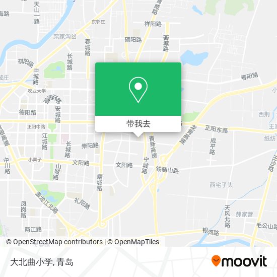 大北曲小学地图