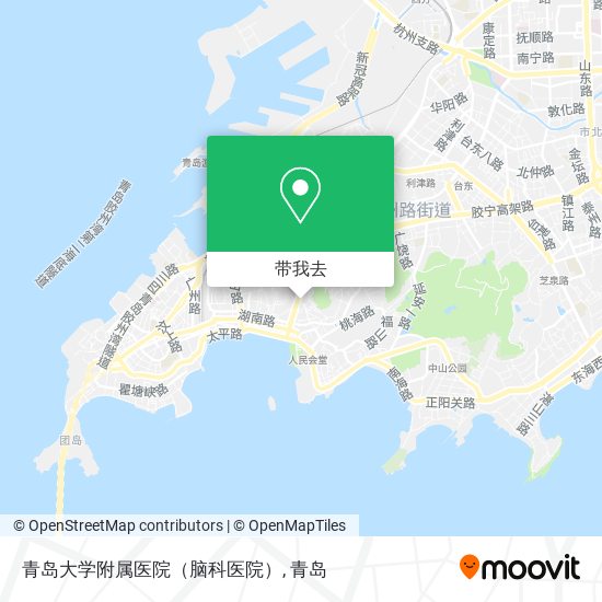 青岛大学附属医院（脑科医院）地图