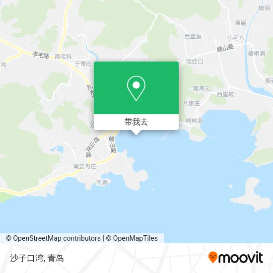 沙子口湾地图