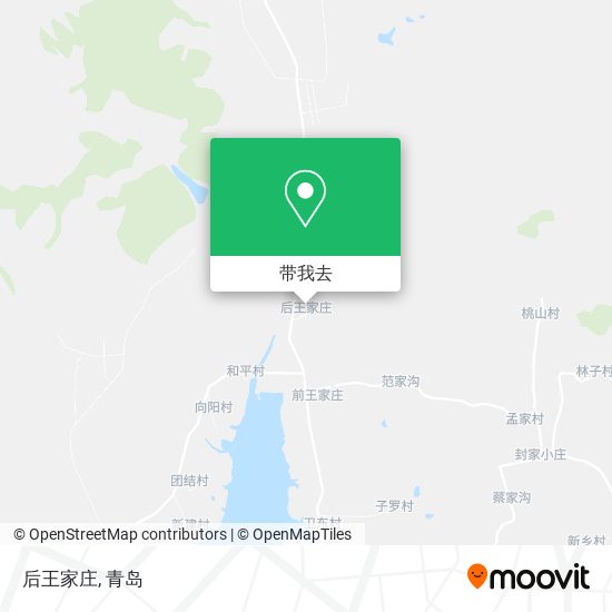 后王家庄地图