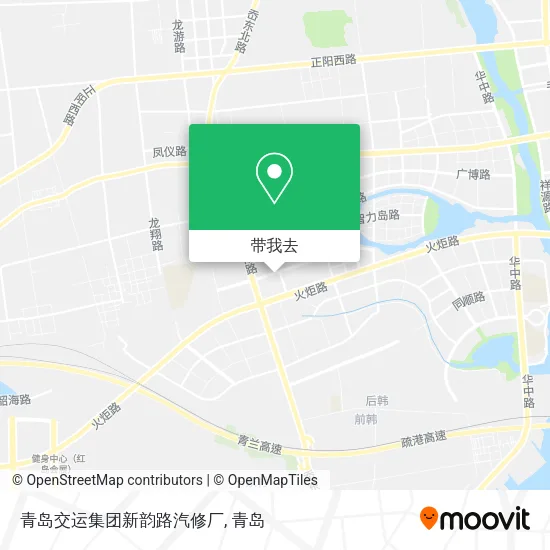 青岛交运集团新韵路汽修厂地图