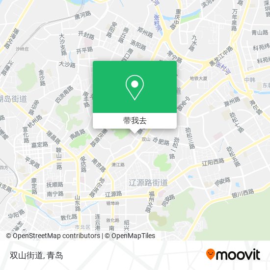 双山街道地图