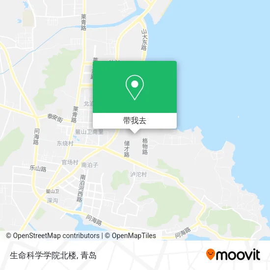 生命科学学院北楼地图