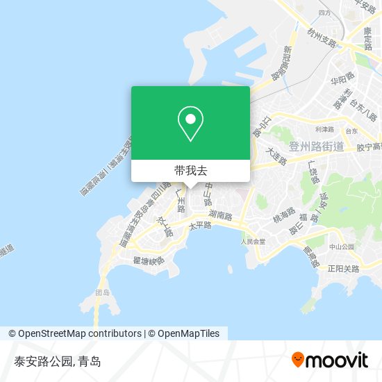 泰安路公园地图