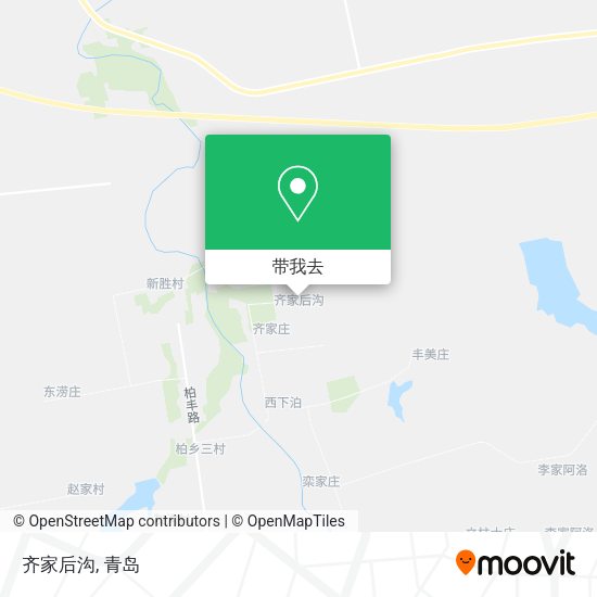 齐家后沟地图