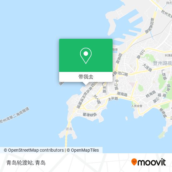 青岛轮渡站地图