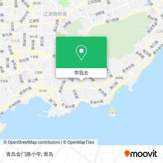 青岛金门路小学地图