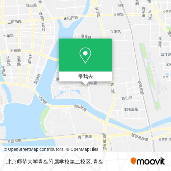 北京师范大学青岛附属学校第二校区地图