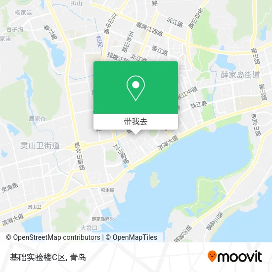 基础实验楼C区地图