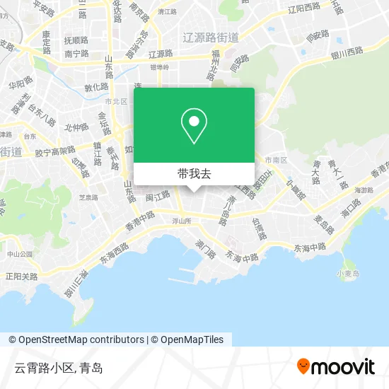 云霄路小区地图