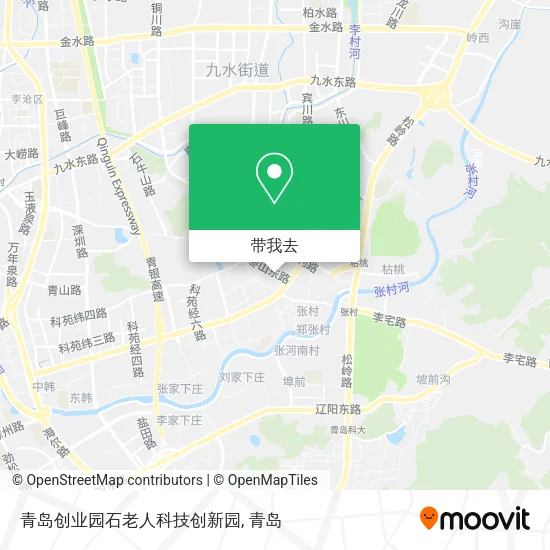 青岛创业园石老人科技创新园地图