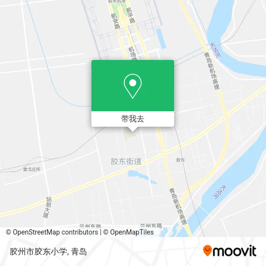 胶州市胶东小学地图