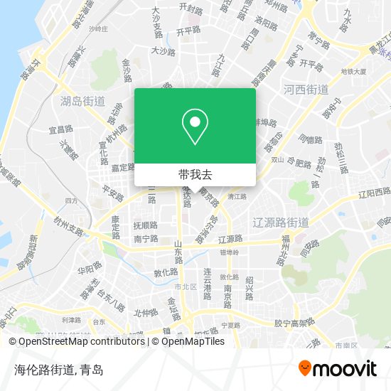 海伦路街道地图