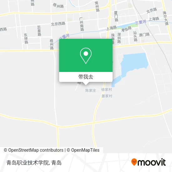 青岛职业技术学院地图